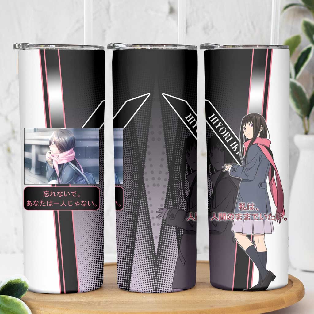 Hiyori Iki Skinny Tumbler Soft Sentimental Anime Style