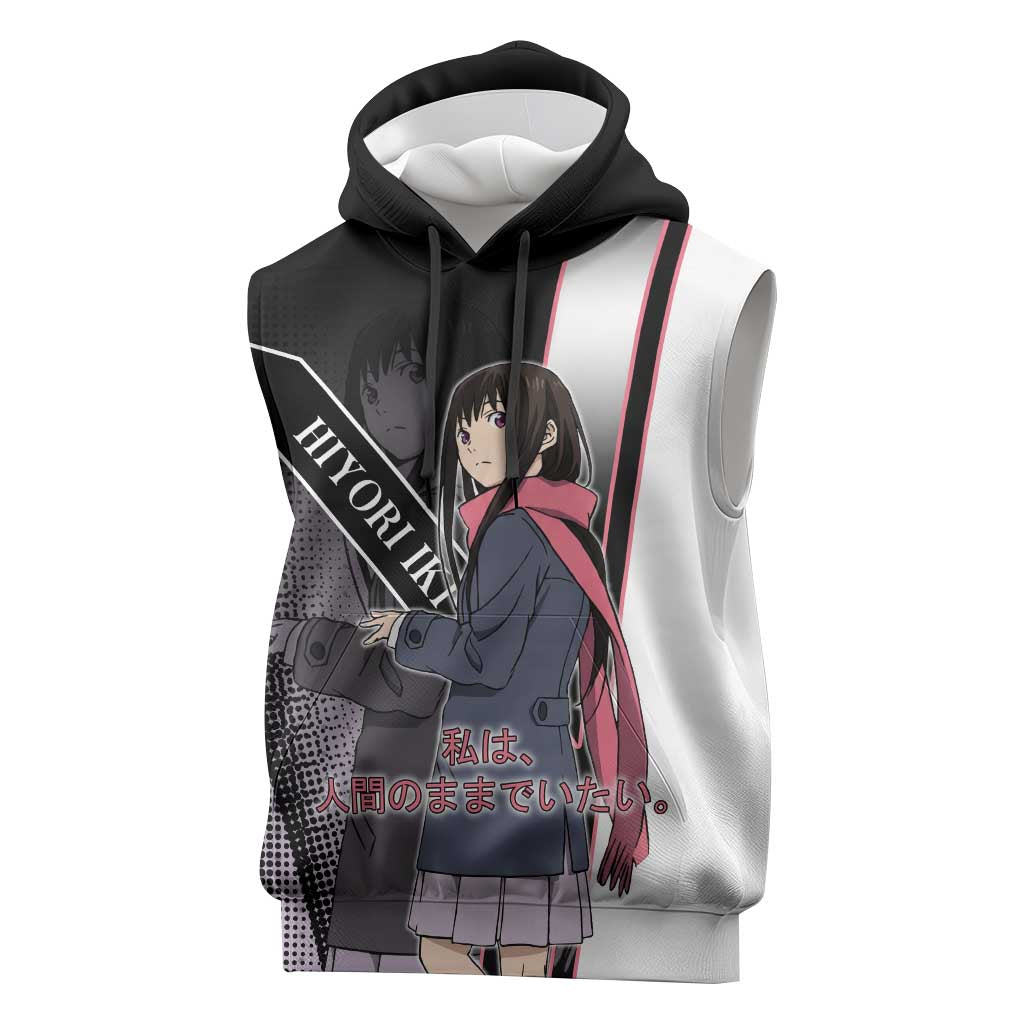 Hiyori Iki Sleeveless Hoodie Soft Sentimental Anime Style