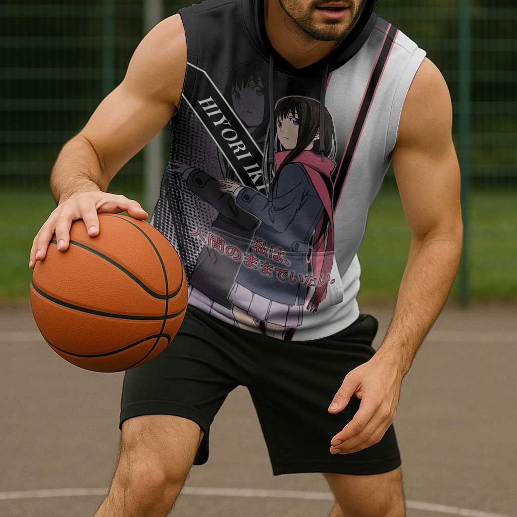 Hiyori Iki Sleeveless Hoodie Soft Sentimental Anime Style
