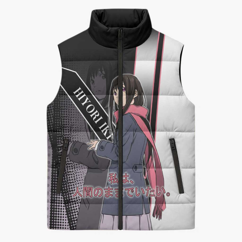 Hiyori Iki Sleeveless Puffer Jacket Soft Sentimental Anime Style
