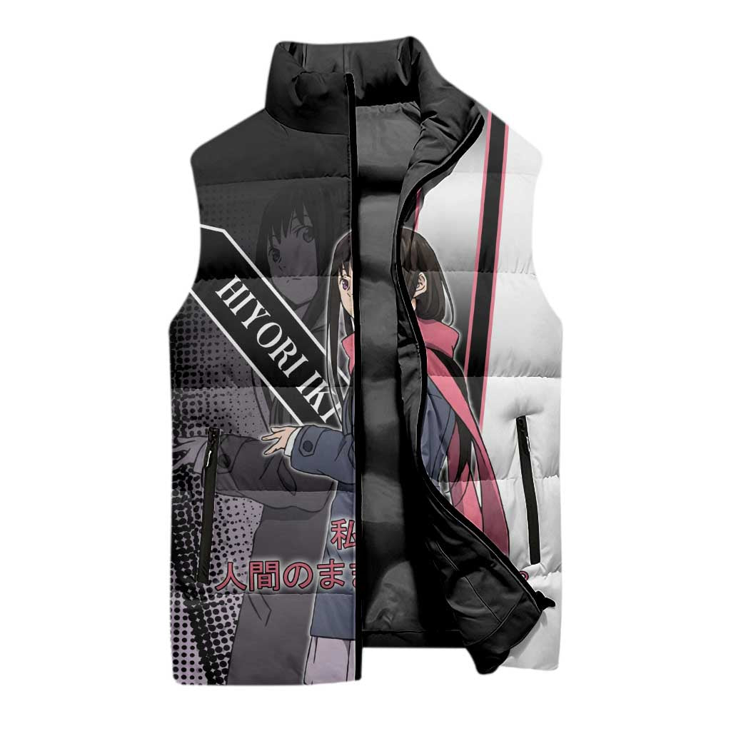 Hiyori Iki Sleeveless Puffer Jacket Soft Sentimental Anime Style