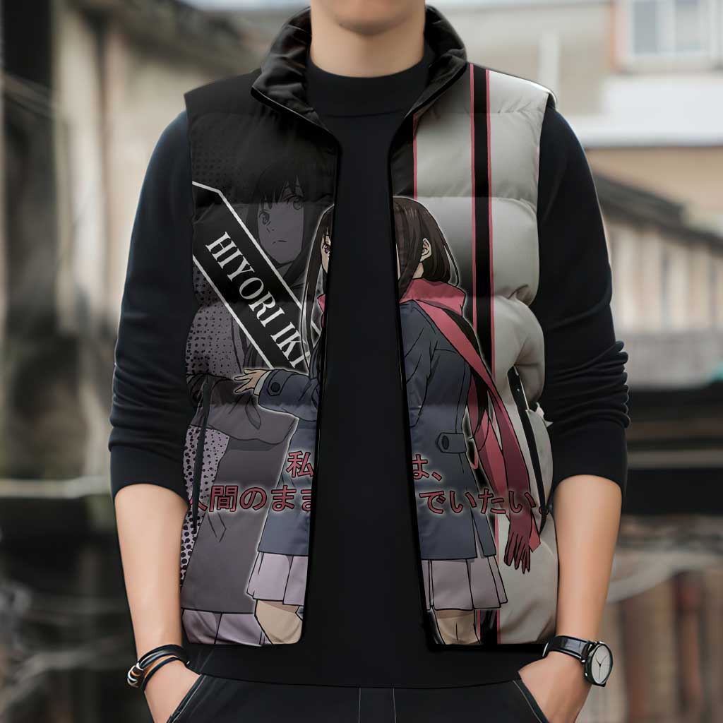 Hiyori Iki Sleeveless Puffer Jacket Soft Sentimental Anime Style