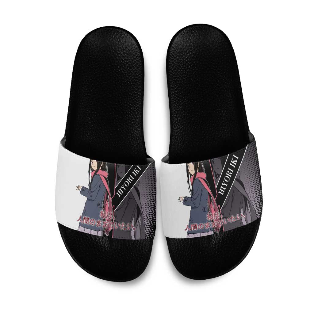 Hiyori Iki Slide Sandals Soft Sentimental Anime Style