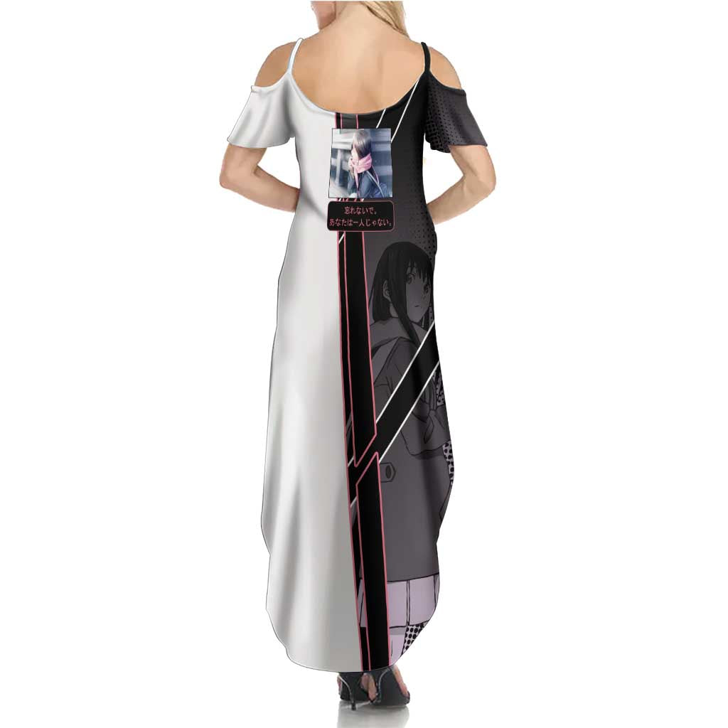 Hiyori Iki Summer Maxi Dress Soft Sentimental Anime Style