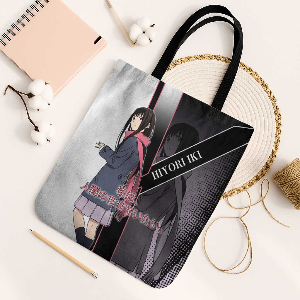Hiyori Iki Tote Bag Soft Sentimental Anime Style