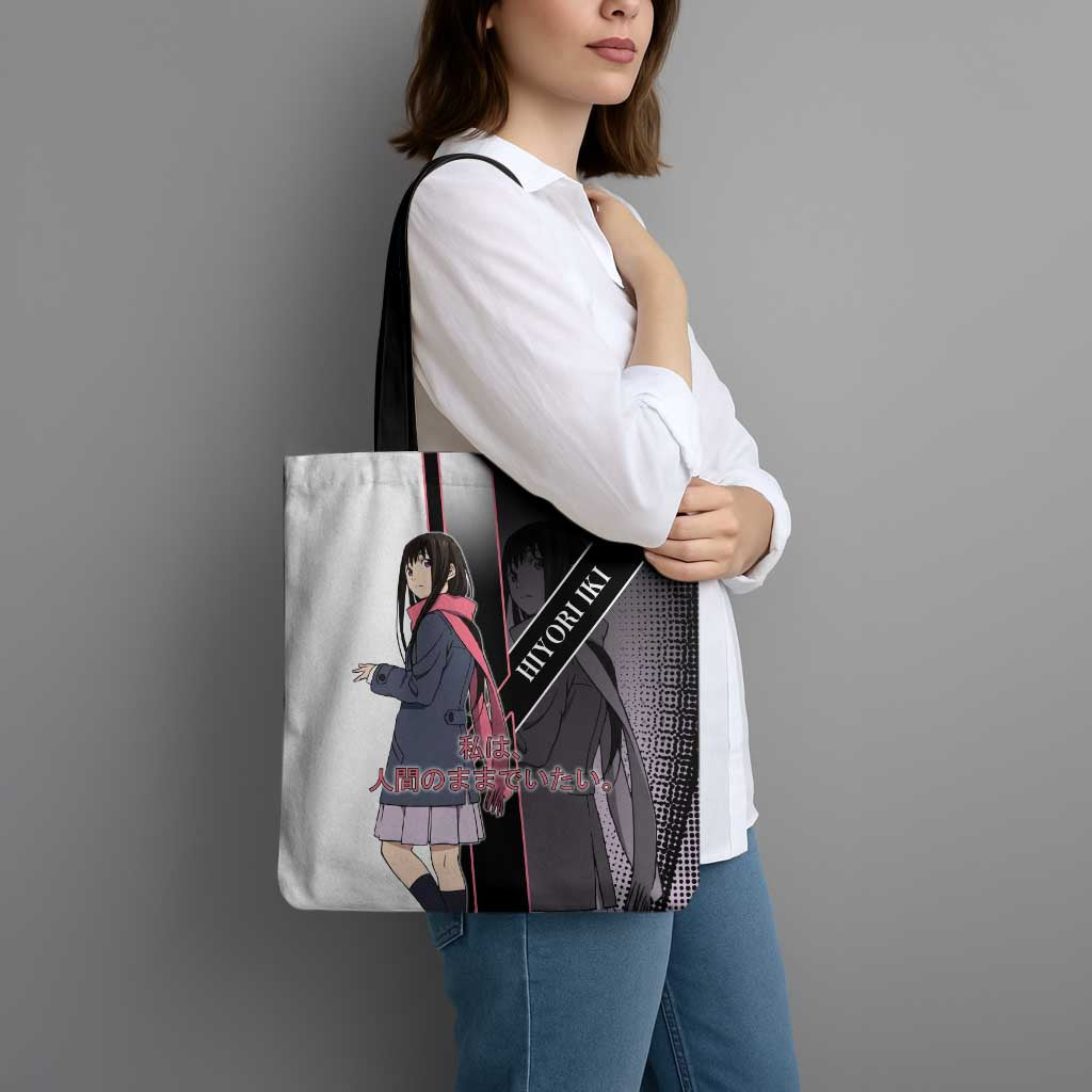 Hiyori Iki Tote Bag Soft Sentimental Anime Style