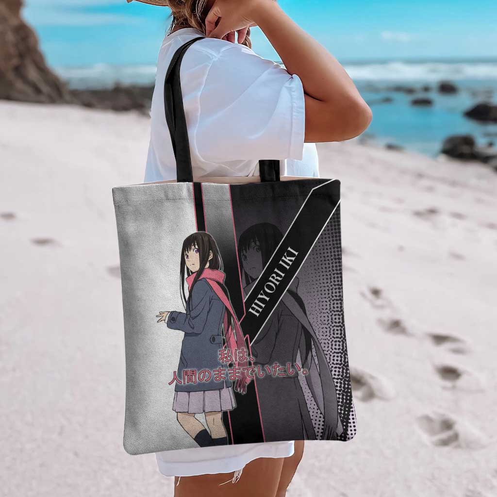 Hiyori Iki Tote Bag Soft Sentimental Anime Style