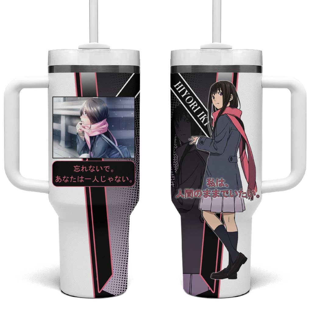 Hiyori Iki Tumbler With Handle Soft Sentimental Anime Style