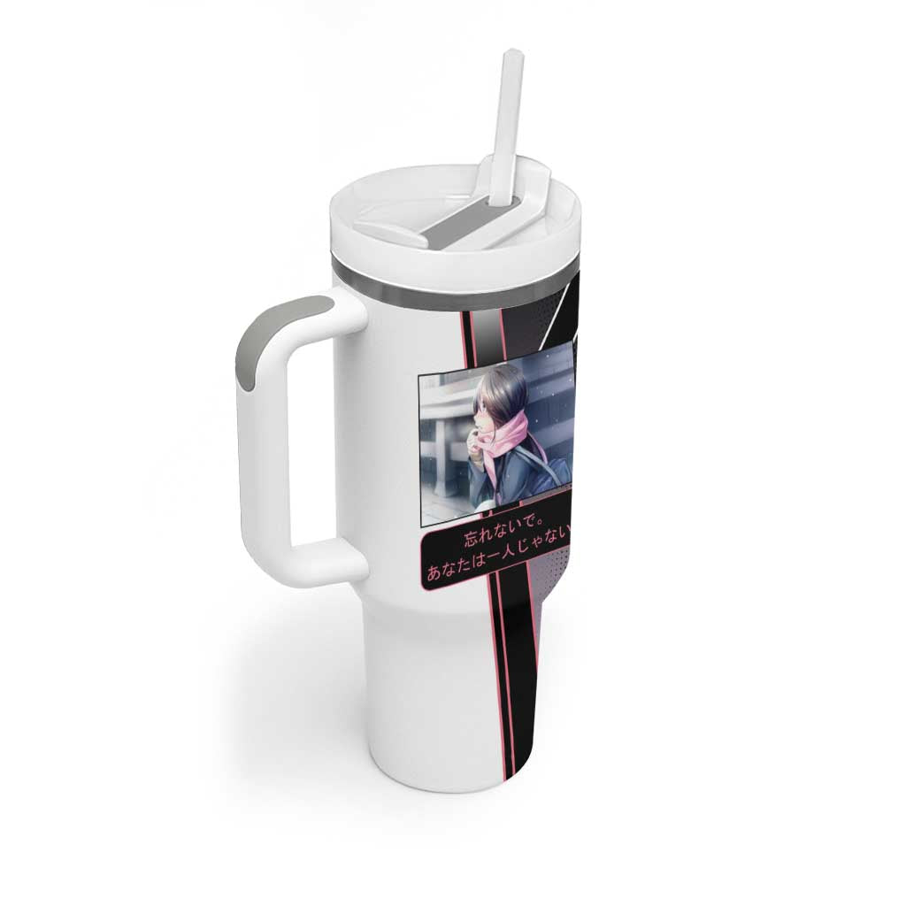 Hiyori Iki Tumbler With Handle Soft Sentimental Anime Style