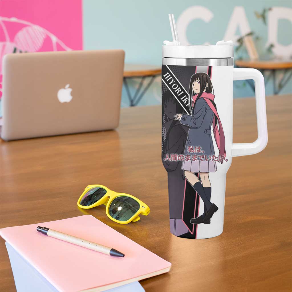 Hiyori Iki Tumbler With Handle Soft Sentimental Anime Style