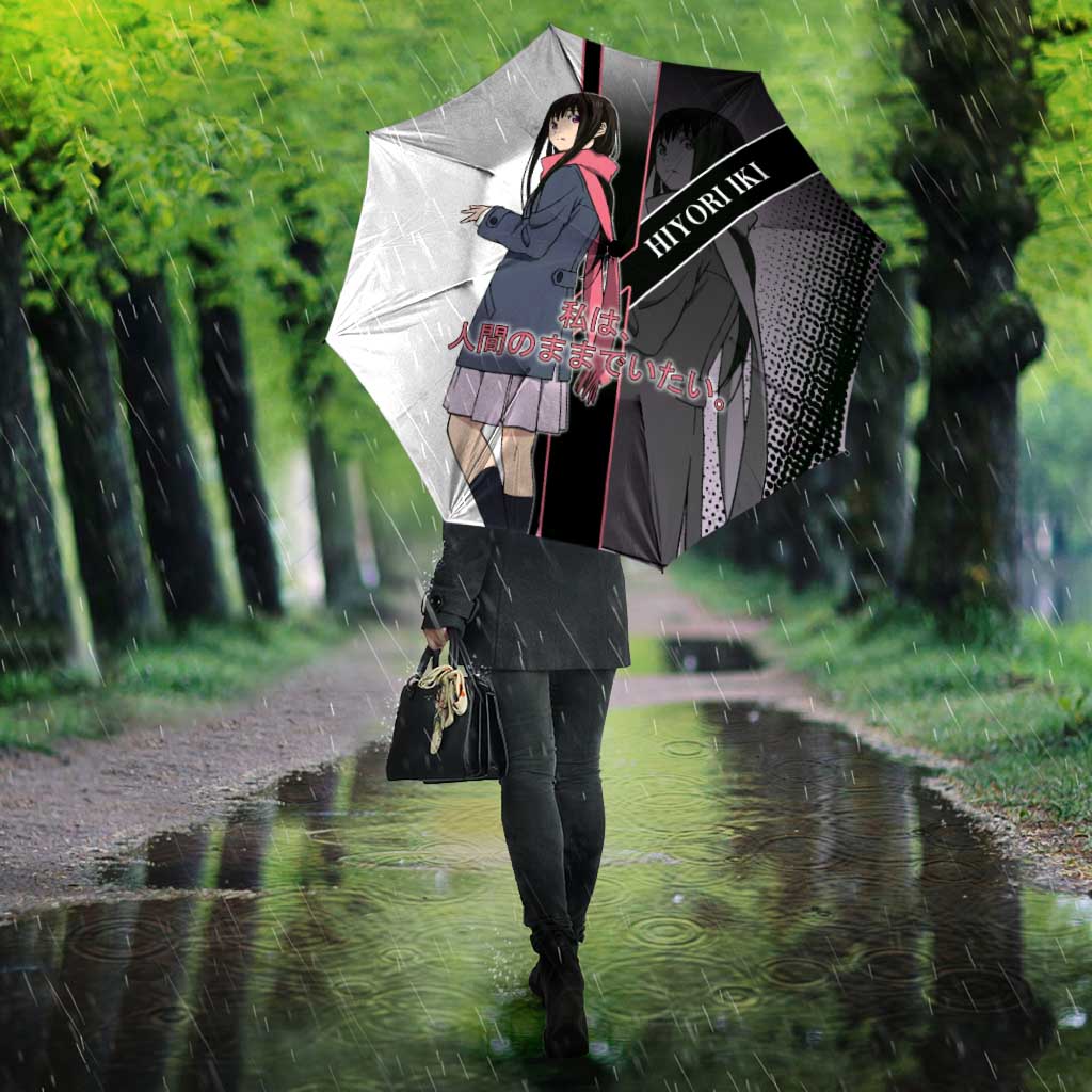 Hiyori Iki Umbrella Soft Sentimental Anime Style