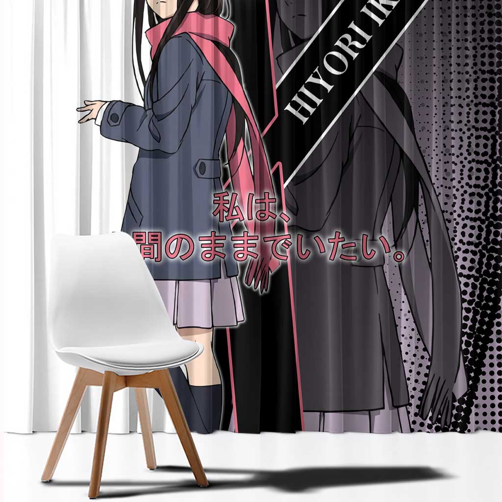 Hiyori Iki Window Curtain Soft Sentimental Anime Style