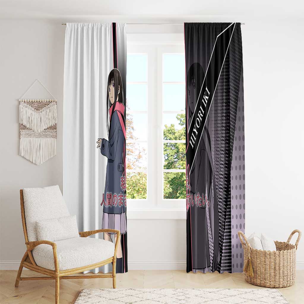 Hiyori Iki Window Curtain Soft Sentimental Anime Style