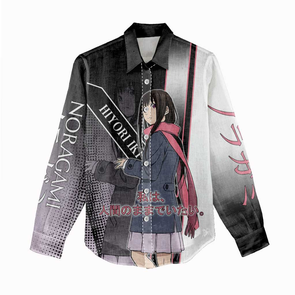 Hiyori Iki Women Casual Shirt Soft Sentimental Anime Style