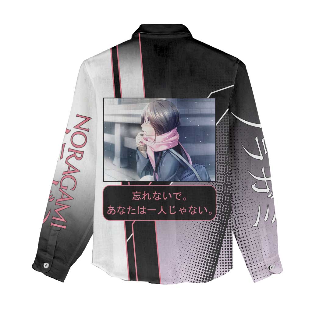 Hiyori Iki Women Casual Shirt Soft Sentimental Anime Style