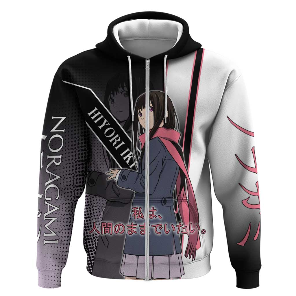 Hiyori Iki Zip Hoodie Soft Sentimental Anime Style