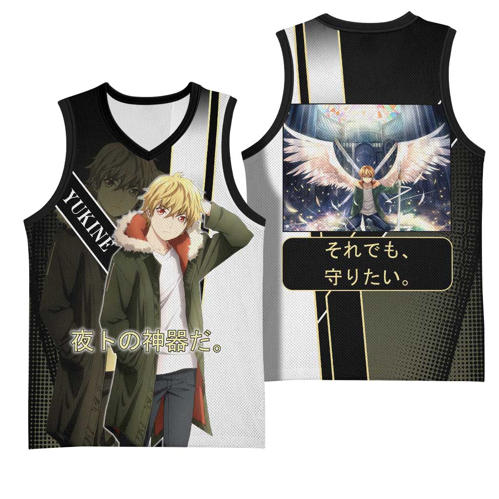 Yukine Basketball Jersey Urban Divine Anime Style