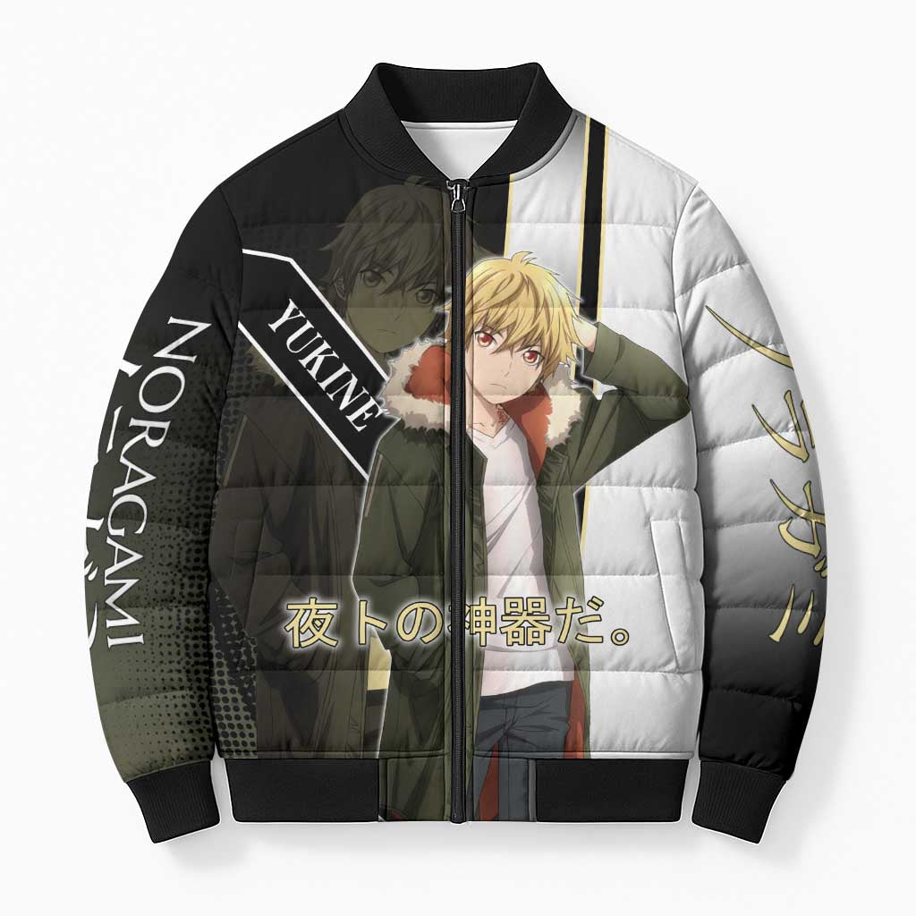 Yukine Bomber Puffer Jacket Urban Divine Anime Style