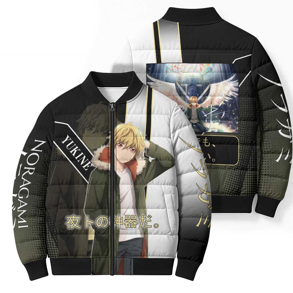Yukine Bomber Puffer Jacket Urban Divine Anime Style