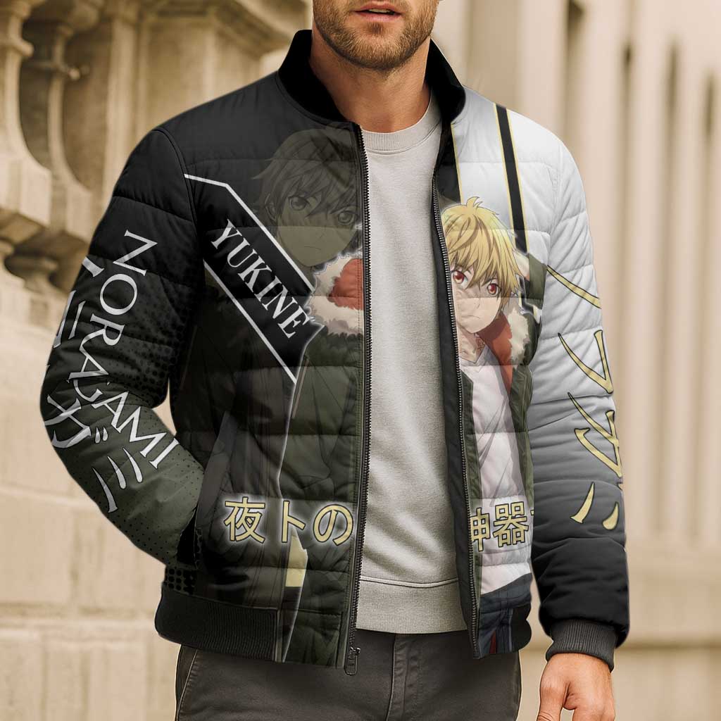 Yukine Bomber Puffer Jacket Urban Divine Anime Style