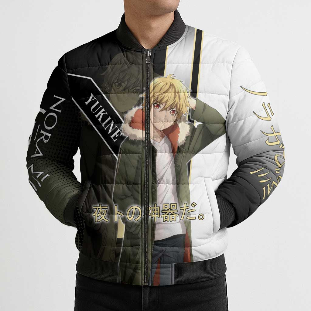 Yukine Bomber Puffer Jacket Urban Divine Anime Style