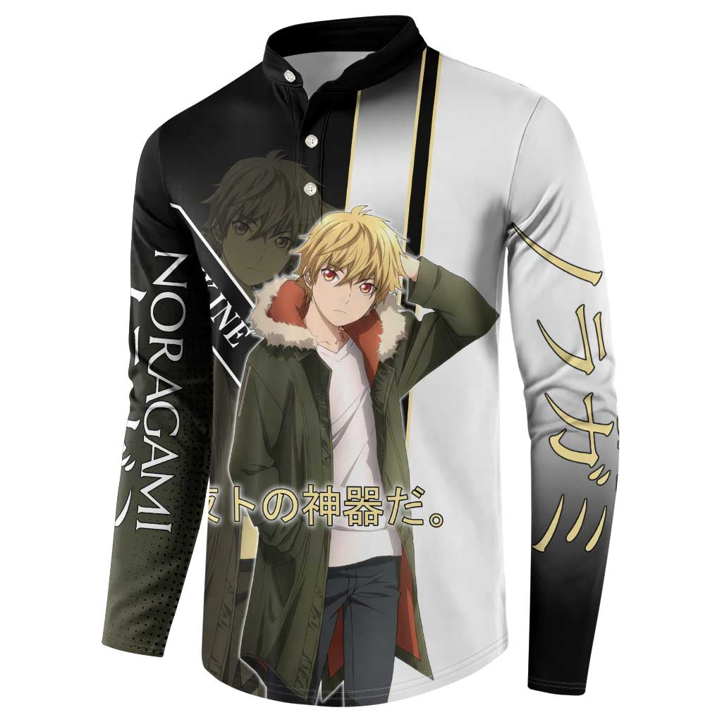 Yukine Button Sweatshirt Urban Divine Anime Style