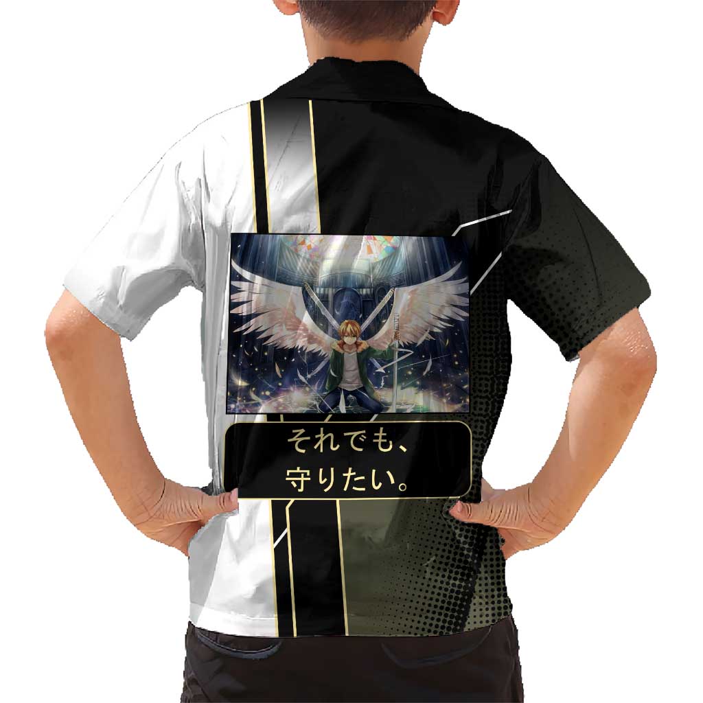 Yukine Family Matching Off Shoulder Short Dress and Hawaiian Shirt Urban Divine Anime Style