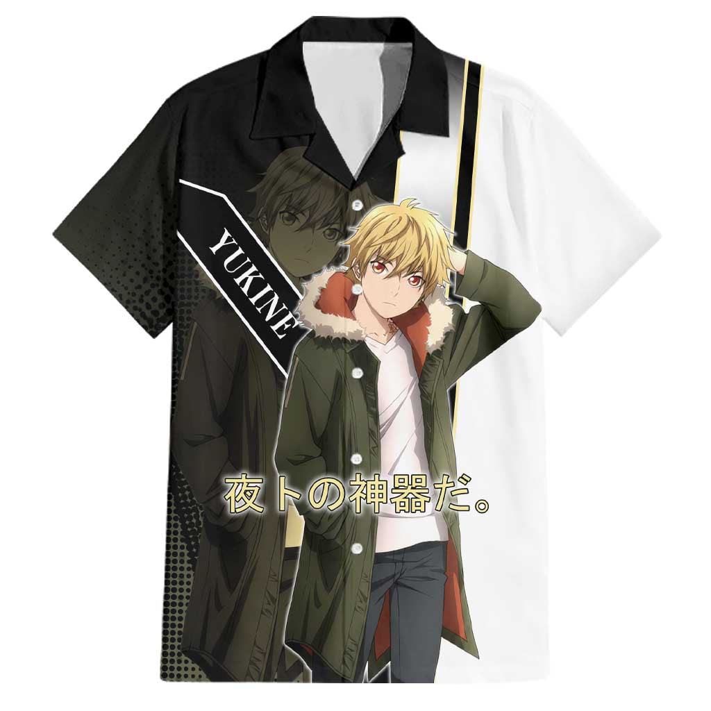 Yukine Family Matching Off Shoulder Short Dress and Hawaiian Shirt Urban Divine Anime Style