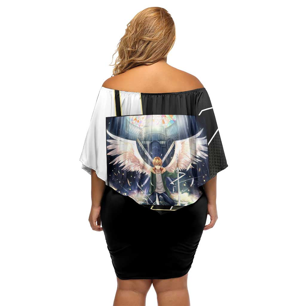 Yukine Family Matching Off Shoulder Short Dress and Hawaiian Shirt Urban Divine Anime Style