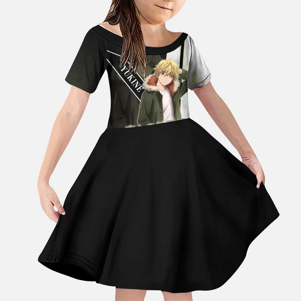 Yukine Kid Short Sleeve Dress Urban Divine Anime Style
