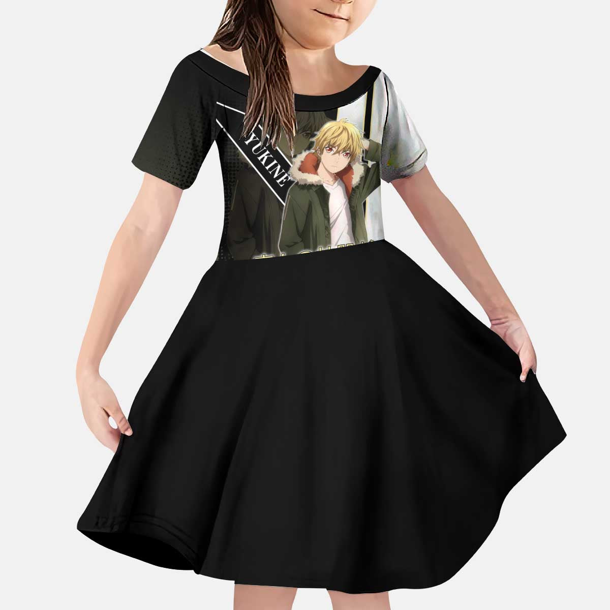 Yukine Kid Short Sleeve Dress Urban Divine Anime Style