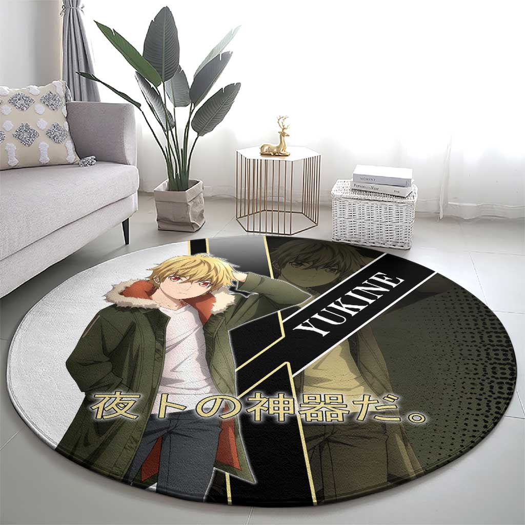 Yukine Round Carpet Urban Divine Anime Style