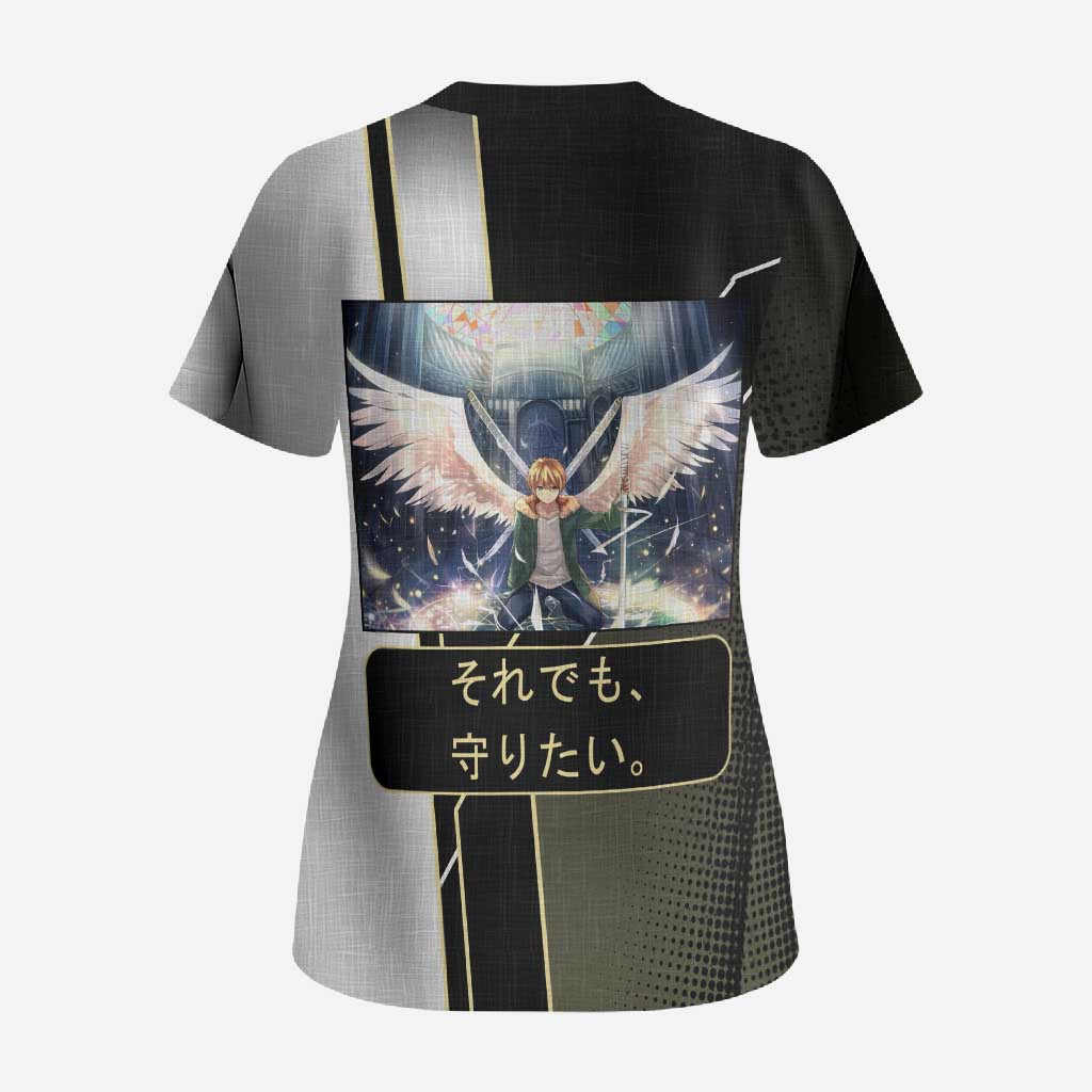 Yukine Scrub Top Urban Divine Anime Style