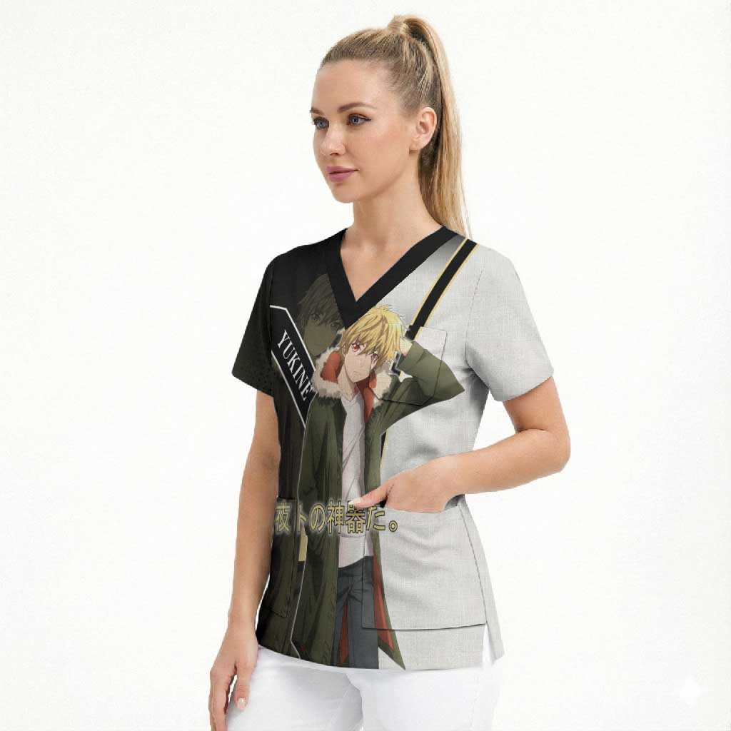 Yukine Scrub Top Urban Divine Anime Style