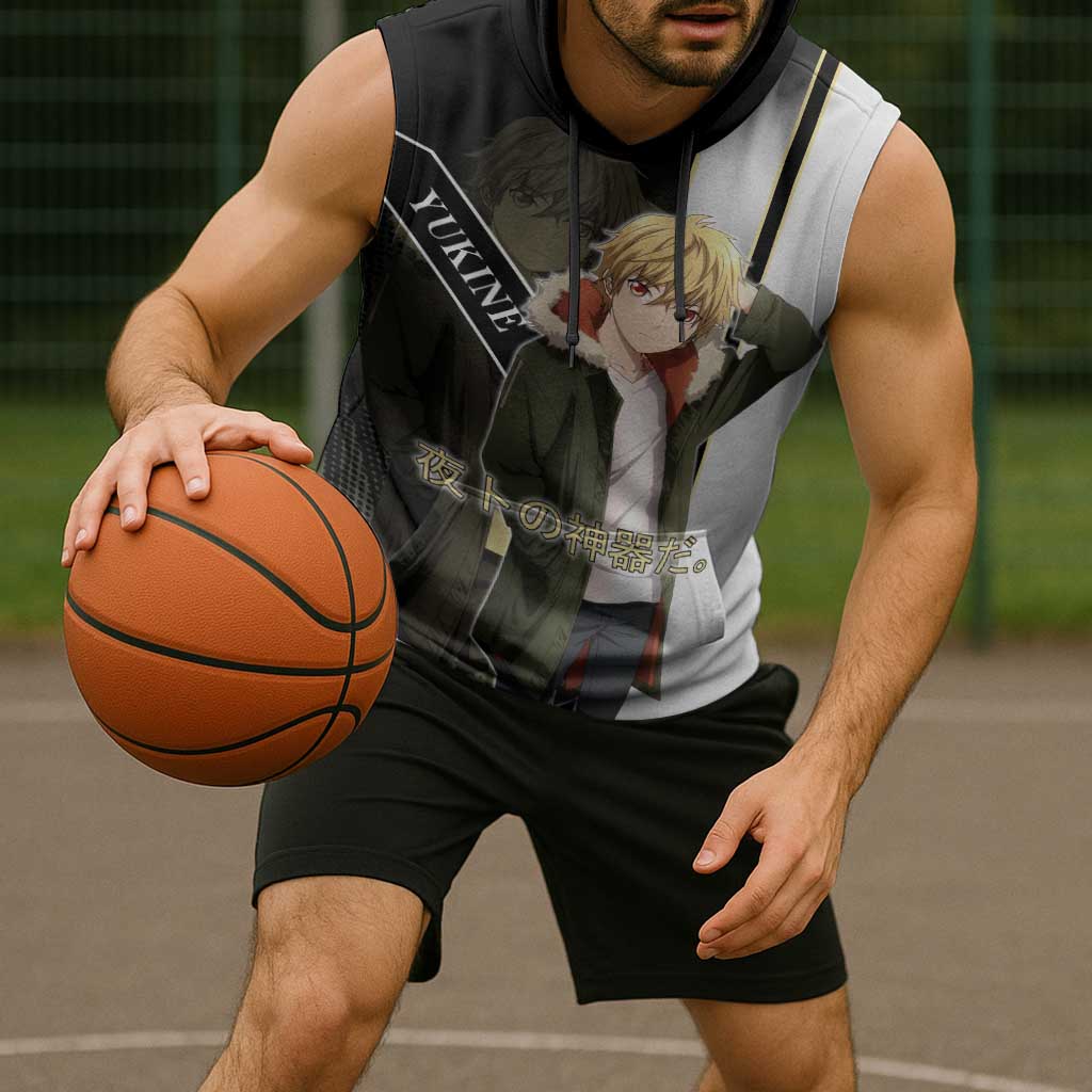 Yukine Sleeveless Hoodie Urban Divine Anime Style