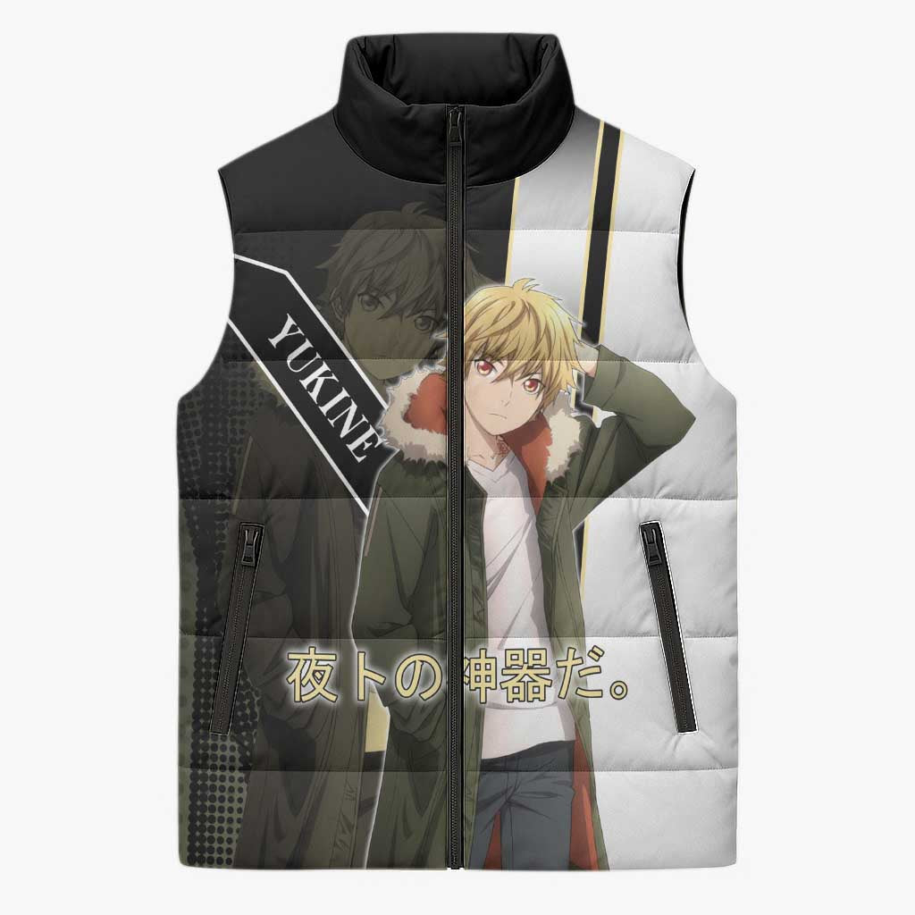 Yukine Sleeveless Puffer Jacket Urban Divine Anime Style