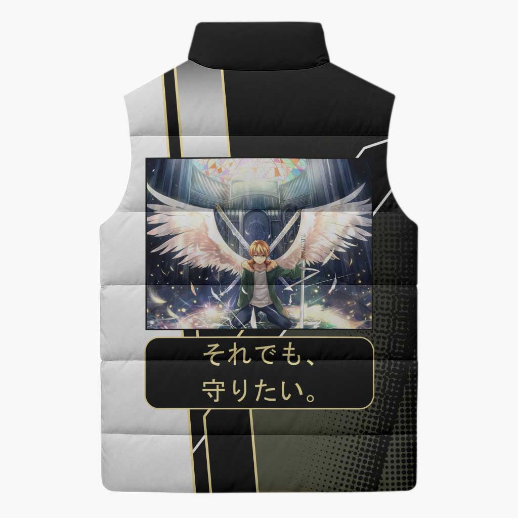 Yukine Sleeveless Puffer Jacket Urban Divine Anime Style