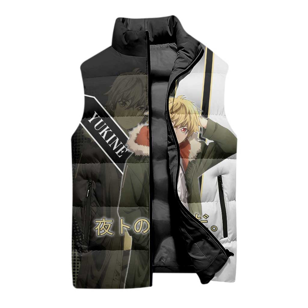 Yukine Sleeveless Puffer Jacket Urban Divine Anime Style