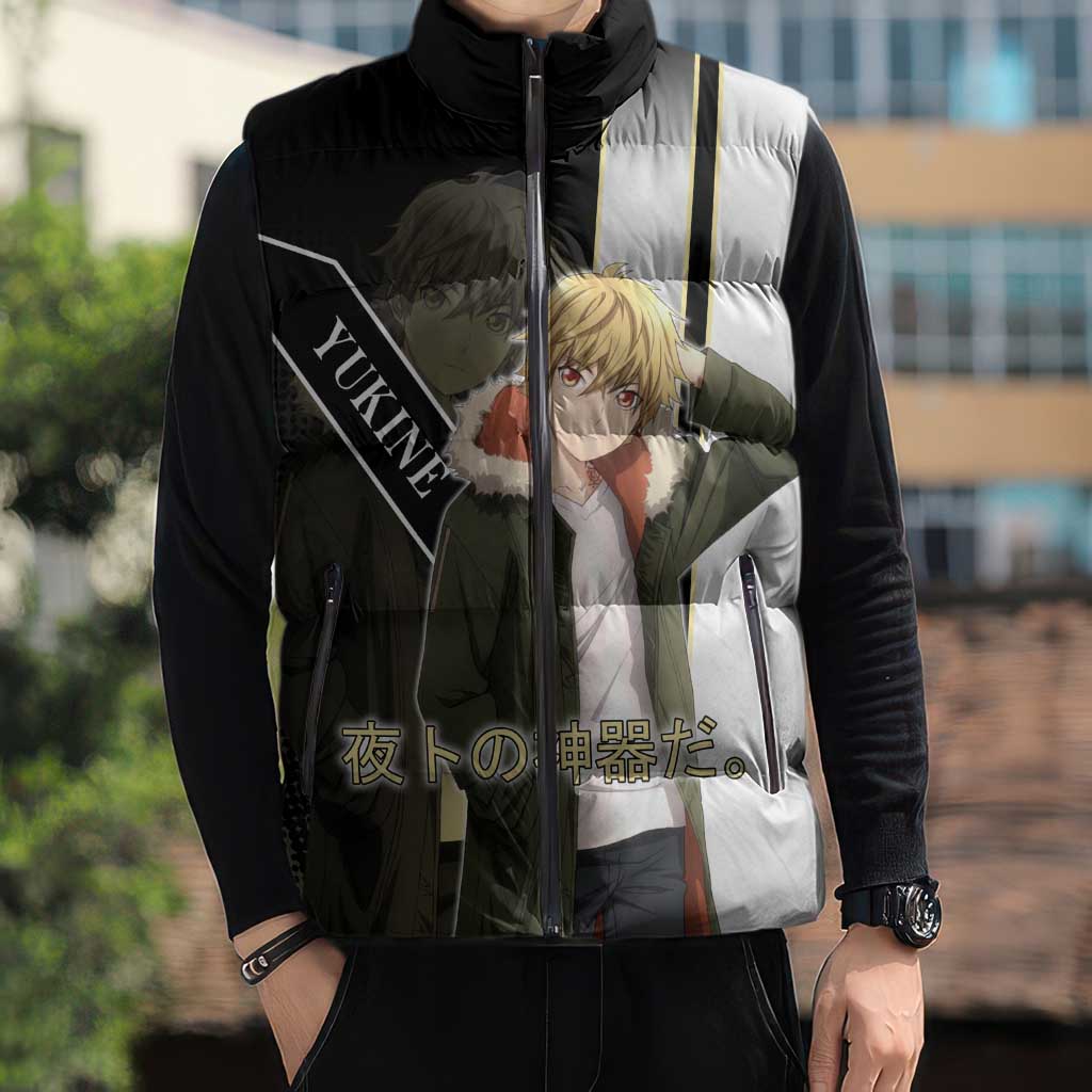 Yukine Sleeveless Puffer Jacket Urban Divine Anime Style