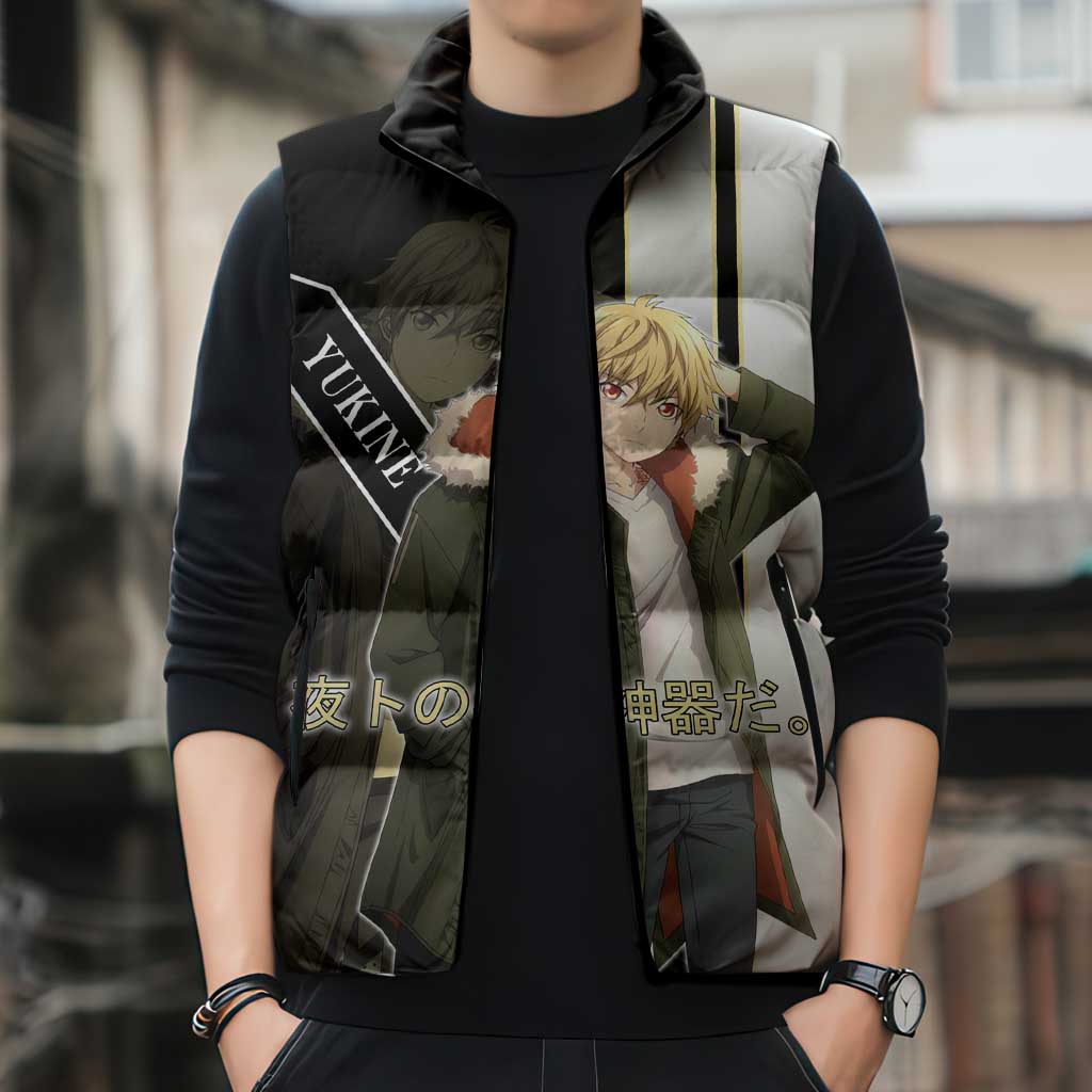 Yukine Sleeveless Puffer Jacket Urban Divine Anime Style