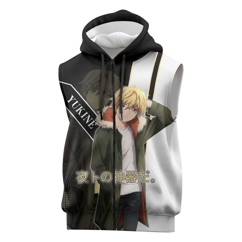 Yukine Sleeveless Zip Hoodie Urban Divine Anime Style