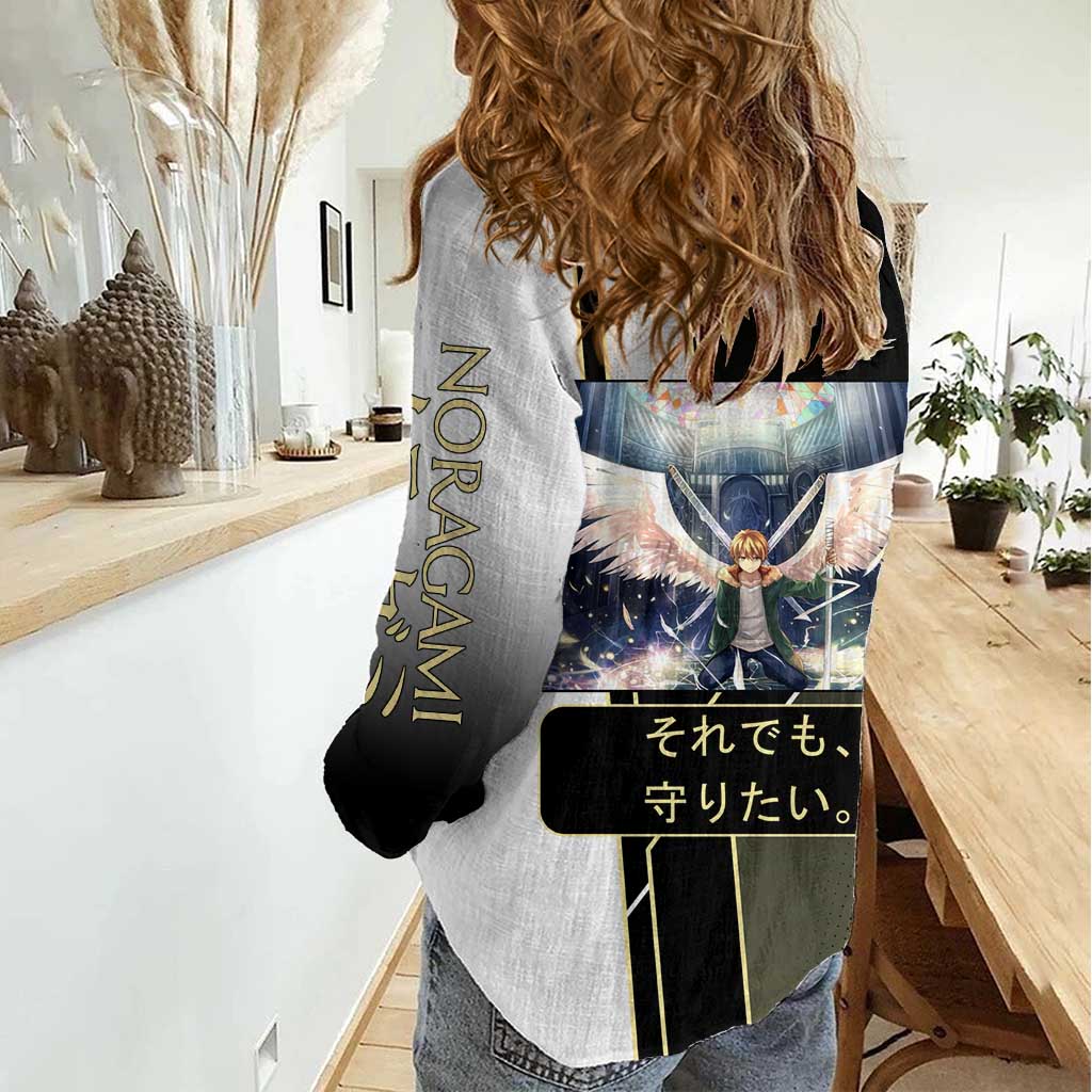 Yukine Women Casual Shirt Urban Divine Anime Style
