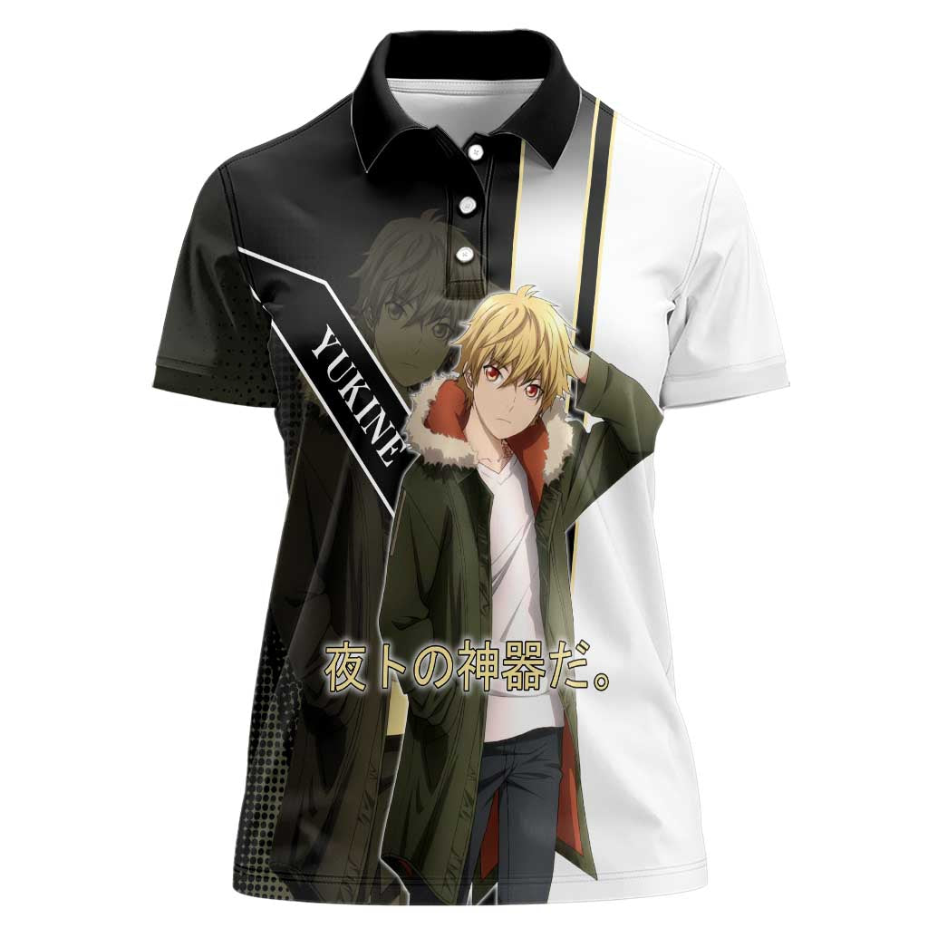 Yukine Women Polo Shirt Urban Divine Anime Style