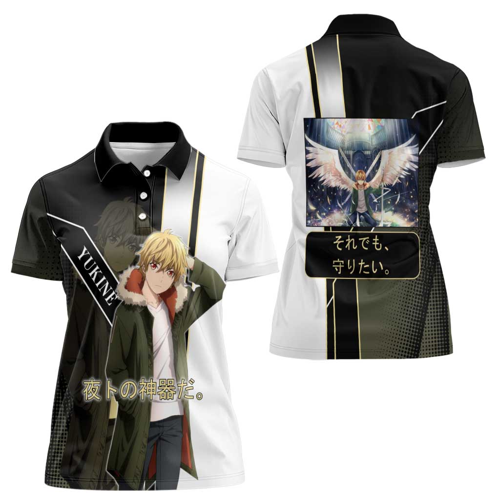 Yukine Women Polo Shirt Urban Divine Anime Style
