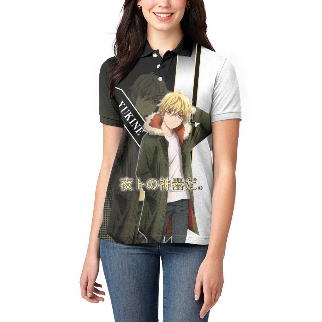 Yukine Women Polo Shirt Urban Divine Anime Style
