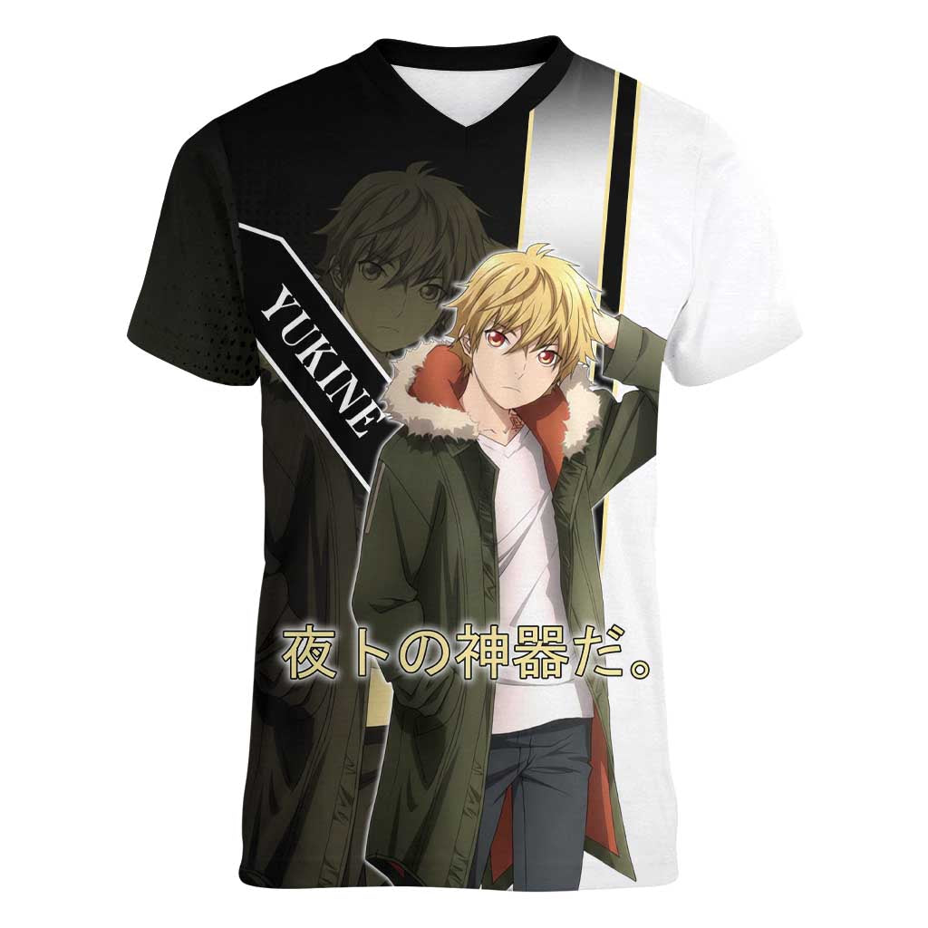 Yukine Women V-Neck T-Shirt Urban Divine Anime Style