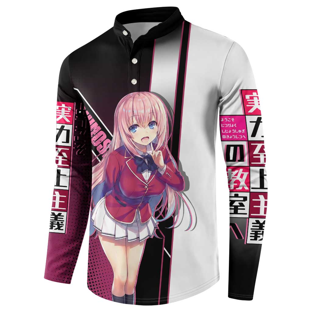 Honami Ichinose Button Sweatshirt Soft Kawaii School Anime Style