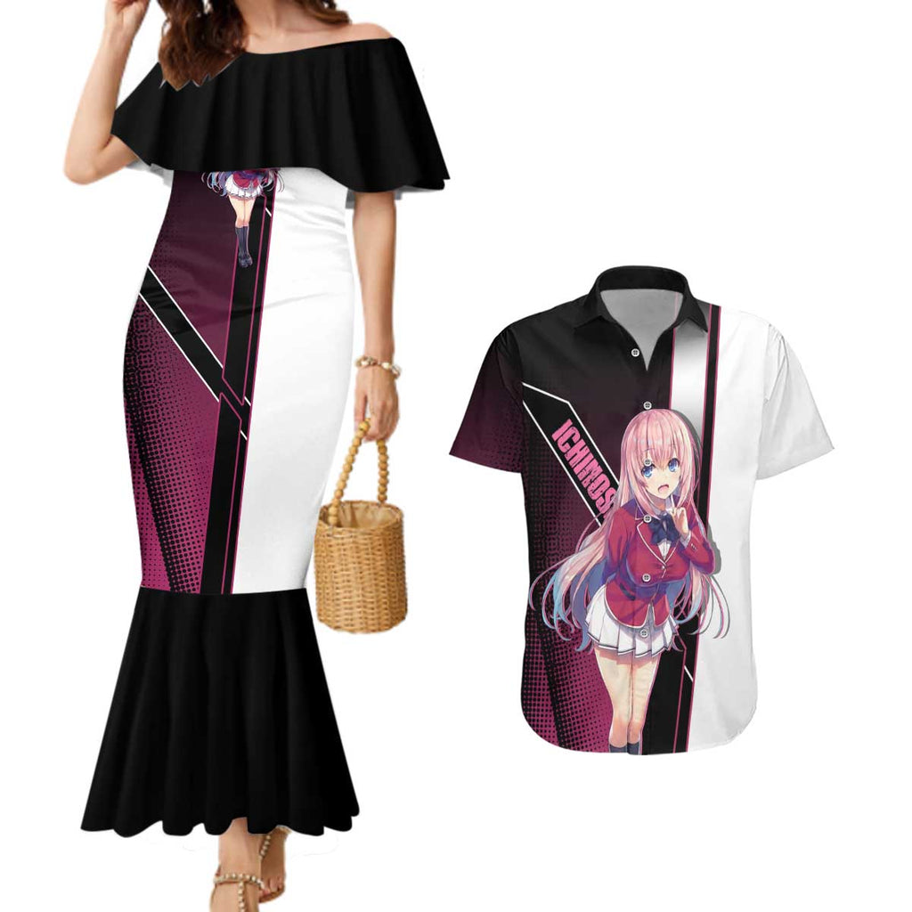 Honami Ichinose Couples Matching Mermaid Dress and Hawaiian Shirt Soft Kawaii School Anime Style
