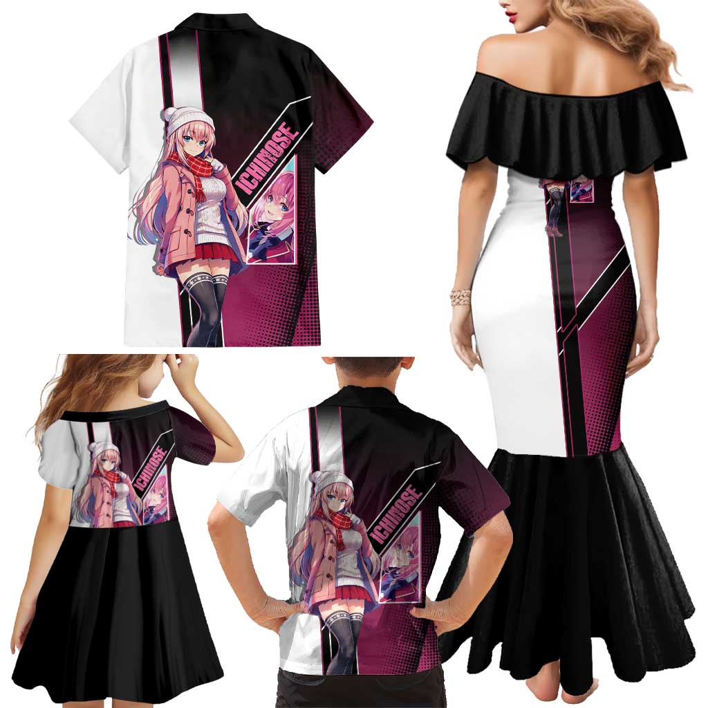 Honami Ichinose Family Matching Mermaid Dress and Hawaiian Shirt Soft Kawaii School Anime Style