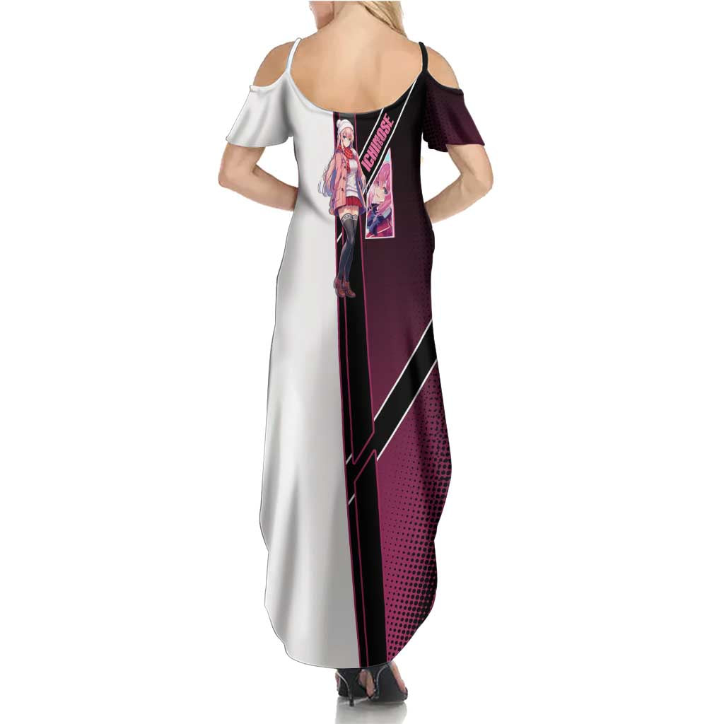 Honami Ichinose Family Matching Summer Maxi Dress and Hawaiian Shirt Soft Kawaii School Anime Style